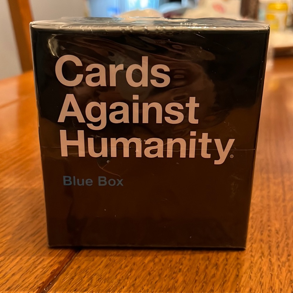 New/factory sealed - Cards Against Humanities: Blue Box